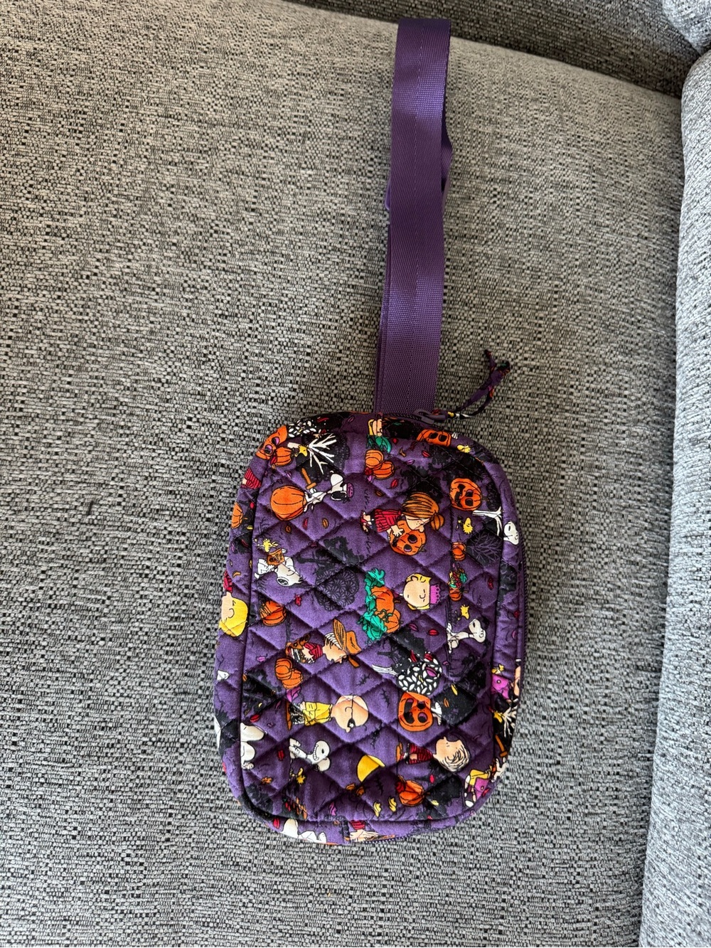 Vera Bradley Purple Quilted Halloween waist bag - Picture 2 of 5